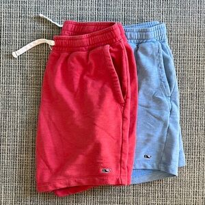 Set of 2 Red and Blue Shorts